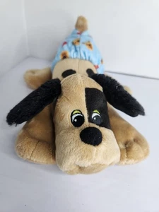 2023 Basic Fun Pound Puppies Plüsch Hund blau Pyjama PP Herz Logo 8 Zoll Spielzeug - Bild 1 von 7