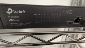 TP-Link TL-SX3016F - JetStream 16-Port Managed Switch 10GE SFP+ L2+ - Afbeelding 1 van 4