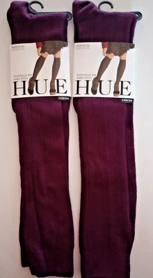 DAMAS TONO POINTELLE ACANALADO RODILLA CALCETINES BORGOÑA RAYÓN MEZCLA 2 PR SE ADAPTA ZAPATOS 6-9 NUEVO CON ETIQUETAS Foto 1 de 4