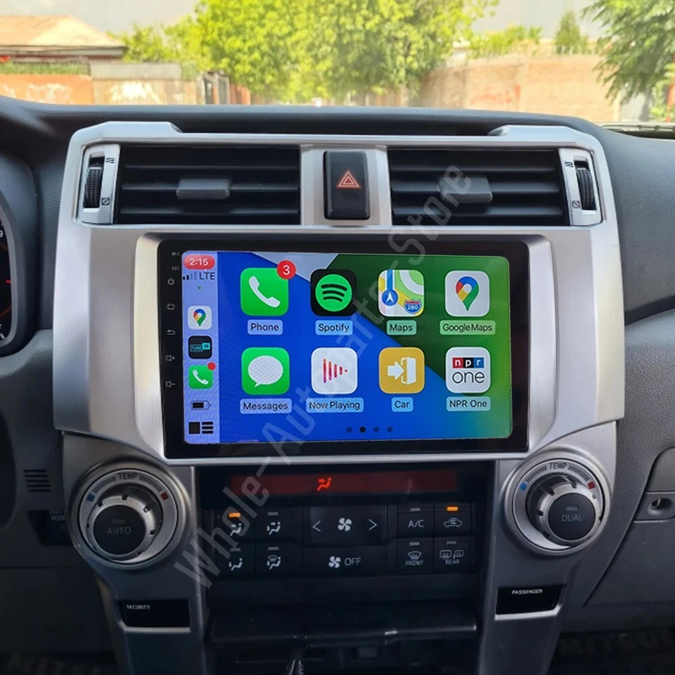 For 2009-2019 Toyota 4Runner Apple Carplay Radio Android 13 GPS NAV WIFI +Camera — 第 1/4 张图片