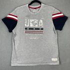 T-shirt garçon XL Southpole gris USA feuille argent graphique 18-20 manches courtes équipage