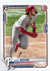 2021 Bowman Rookie #2 Alec Bohm RC
