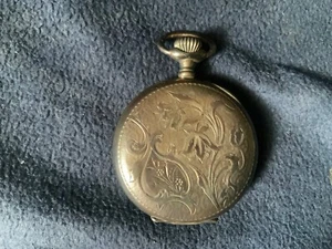 Antiguo reloj de bolsillo Ancre Morris 1906 cuerda manual caja de plata de ley - Imagen 1 de 12