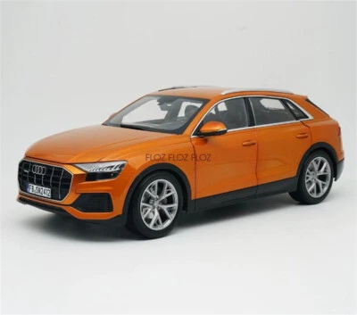 for Norev 2018 for Audi for Q8 off-road vehicle orange 1:18 Truck Pre-built - Image 1 of 4