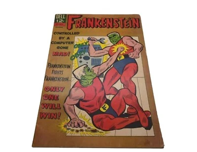Dell Frankenstein #3 1966 Edad de Plata ¡Controlado por una computadora que se volvió loco! Foto 1 de 4