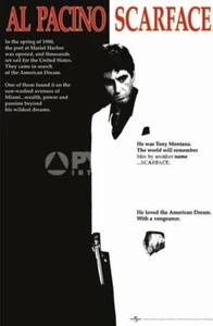 SCARFACE MOVIE POSTER, size 24x36 - Picture 1 of 1