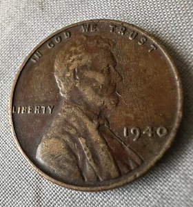 1940 Lincoln postfrisch Marke Weizenpenny One Cent Münze - SEHR SELTEN - Bild 1 von 4