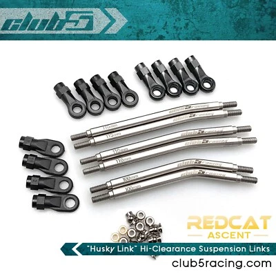 "Husky Link" Hi-Clearance Suspension Links for Redcat Fusion / Ascent - Image 1 of 4