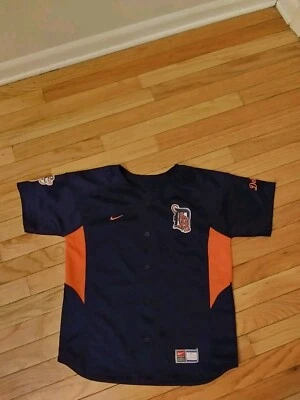 Ivan Rodriguez Detroit Tigers MLB Vintage Nike Team Jersey Youth Size M - Image 1 of 4