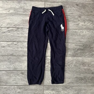 Polo Ralph Lauren Jogger Pants Big Pony Navy Blue Boys Size L (14-16) - Picture 1 of 5