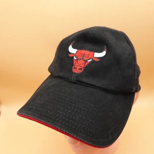 Chicago Bulls Hat Cap American Needle Adjustable Black NBA - Picture 1 of 10