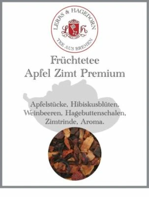 Früchtetee Apfel Zimt Premium 1kg - Bild 1 von 4