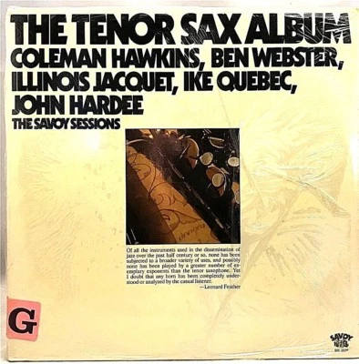 HAWKINS/WEBSTER..."THE TENOR SAX ALBUM" 2x Vinyl LP- 1977 Savoy SJL 2220 - NM - Image 1 of 4