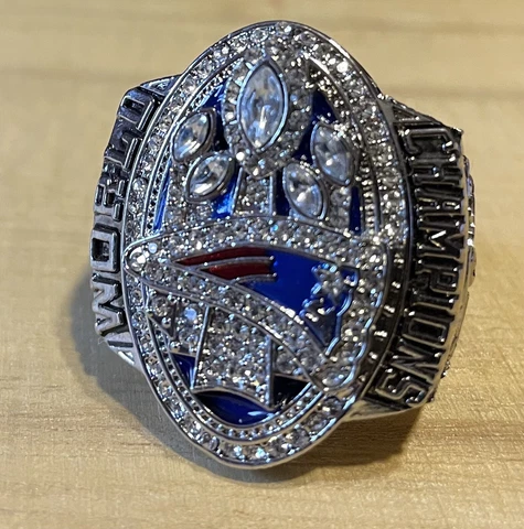 2016 New England Patriots World Championship Replica Super Bowl Ring Size 11 USA Cover