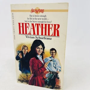 Heather Sunfire Romance Vivian Schurfranz 1987 PB SIGNED - Picture 1 of 9
