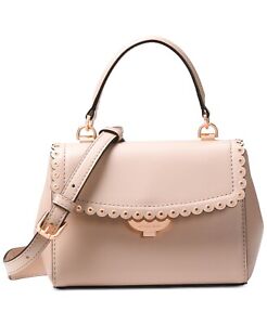 MICHAEL Michael Kors Women's Light Pink Leather Top Handle Crossbody Bag