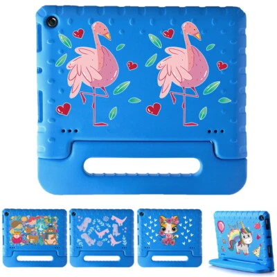ShockProof EVA Handle Kids Stand Cover Case For Amazon Fire HD 8/HD 8 Plus/2024 - Image 1 of 4