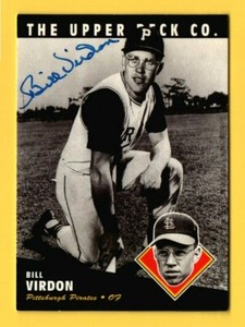 1994 Upper Deck All-Time Heroes #54 Bill Virdon Hand Signed Auto Autograph