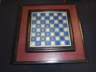 Vintage Battle Of Waterloo Chess Set And Table By Franklin Mint Historical 1987