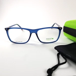 POLAROID PLD D430 PJP Blau 56-16-145 Brillengestell Herren Neu mit Etui - Bild 1 von 19