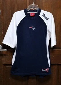 VF Imagewear Blue & White New England Patriots Shirt Men's Size M Medium - Picture 1 of 8