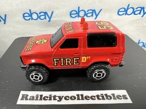 Vintage MAJORETTE SONIC FLASHERS FDNY Fire Rescue Unit 56 - Picture 1 of 7
