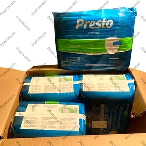 PACK OF 4 - PRESTO Underwear Supreme Classic - Size: S 20 Pack 26”-32” - Picture 1 of 9
