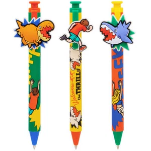 USJ Jaws Jurassic world Ballpoint pen set Universal Studios Japan 2025 Exclusive - Picture 1 of 1