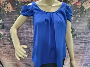 Größe S D'mure Bluse Schulterfrei Royalblau INVPV191 - Bild 1 von 1