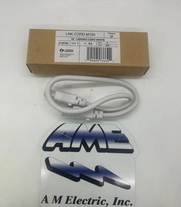 Lithonia 18" linking cord white LNK Cord M100 (E-9) - Picture 1 of 2