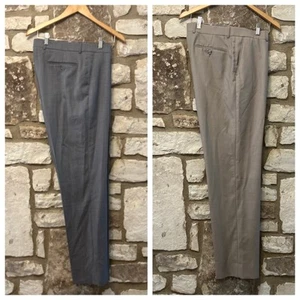 (2) Ballin Comfort "Eze" Herren Wollhose vorne flach Gr. 38 grau & beige * gebraucht, in einwandfreiem Zustand - Bild 1 von 9