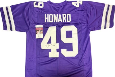 Kansas State Wildcats Darren Howard Signed Custom Jersey JSA Certified - Image 1 of 2