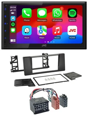 JVC Bluetooth 2DIN MP3 DAB USB Autoradio für BMW 5er (E39) X5 Rundpin - Bild 1 von 4