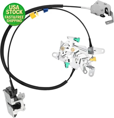 Cable de cierre de cerradura de puerta trasera lado del conductor izquierdo para 99-07 Ford F250 F350 F450 F550 Foto 1 de 4