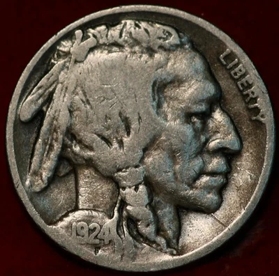 1924-S San Francisco Mint Buffalo Nickel - Image 1 of 2