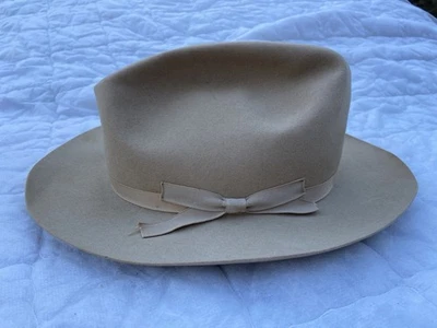 Винтажная ковбойская шляпа-федора Philadelphia ROYAL Deluxe STETSON OPEN ROAD 7 1/2 СТАРАЯ - Изображение 1 из 4