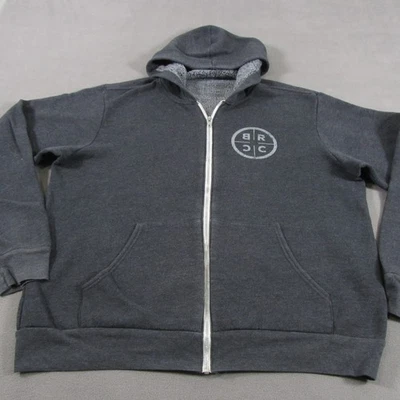 Мужская толстовка с капюшоном Black Rifle Coffee XL очень большая черная флисовая темно-серо-серая - Изображение 1 из 4