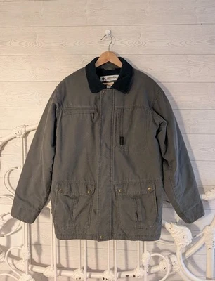Vintage Canvas Jacket Columbia Blanket Lined Chore Coat Carhartt C10 Work Wear M - Image 1 of 4