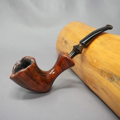 光滑手绘丹麦风格Estate Briar烟草烟斗 — 第 1/4 张图片