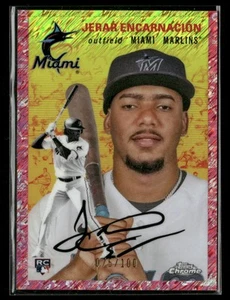 2023 Topps Cromo Platino Aniversario Jerar Encarnación Crema Fucsia/100 #30 - Imagen 1 de 2