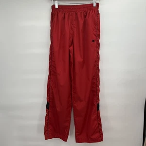 Starter Lined Warm Up Pants With Pockets Youth Size XL 14-16 Red - Picture 1 of 8