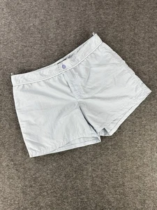 VTG Patagonia Nylon Shorts Womens Size 6 Blue 4" Athletic Running Snap Closure - Picture 1 of 8