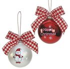 Weiste Christmas Tree Decorations Set of 2 - Snowman Baubles