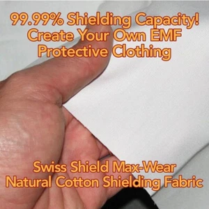 Mikrowellen-Abschirmstoff EMF Kleidung selber machen Swiss Shield Max-Wear - Bild 1 von 4