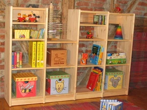 Regal Regalsystem Bücherregal Holz Kiefer massiv flexibel & erweiterbar - Bild 1 von 6