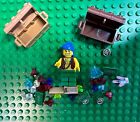 LEGO Vintage Pirate Accessories & Minifigure Treasure Chest Coins Jewels