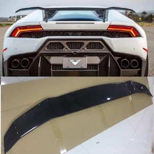 Carbon Fiber Car Rear Spoiler Race Wing For Lamborghini Huracan LP610 LP580 - Picture 1 of 6