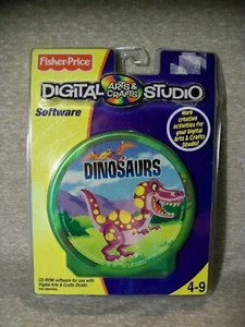 T9 Fisher-Price Arts & Crafts Studio Software, Dinosaurs, NIP - Picture 1 of 2