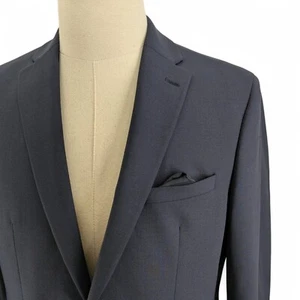 Bar III Men’s Slim Fit Wool Suit Jacket Stretch Blazer Sport Coat Navy 40R $425 - Picture 1 of 9