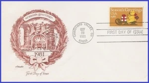 USA3 #1940 U/A ARTMASTER FDC   Christmas Teddy Bear and Sleigh - Picture 1 of 1